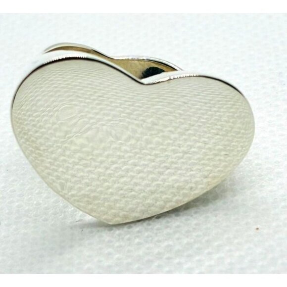 Tiffany & Co Paloma Picasso Double Modern Heart Ring Sterling Silver